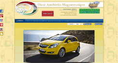 Desktop Screenshot of olcsoberauto.hu